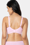Amante Double Layered Non Wired Full Coverage Support Bra - Lilac Pink — thumbnail 3